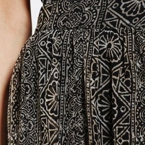 Ecote Skirts - Brown with black design skirt Ecote Skirts - Brown with black design skirt